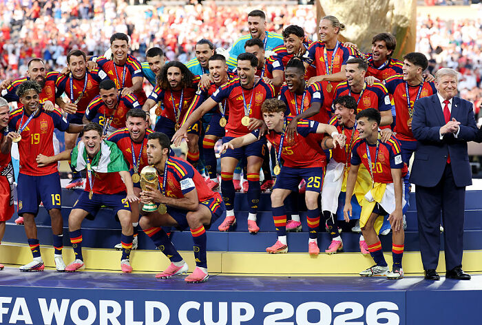 Donald Trump Viciously Booed At FIFA World Cup Final In New York Donald Trump Viciously Booed At FIFA World Cup Final In New York