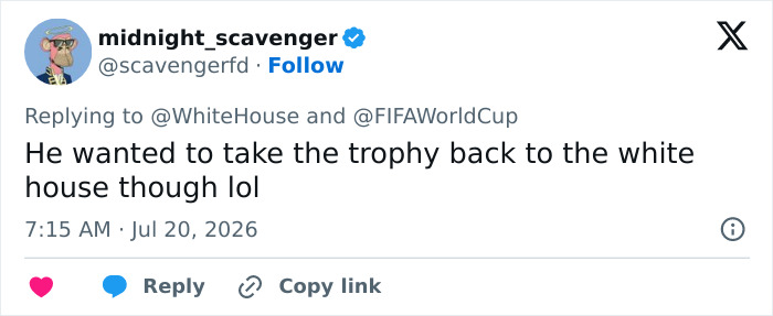 Donald Trump Viciously Booed At FIFA World Cup Final In New York Donald Trump Viciously Booed At FIFA World Cup Final In New York