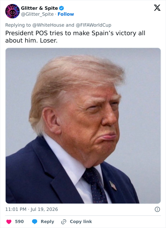 Donald Trump Viciously Booed At FIFA World Cup Final In New York Donald Trump Viciously Booed At FIFA World Cup Final In New York