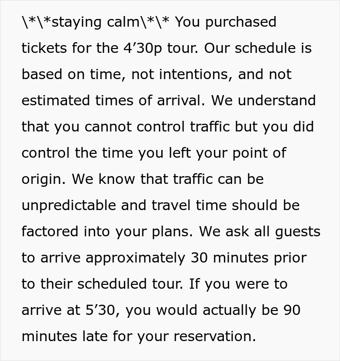 Entitled Tourists Decide To Make Everyone Wait For Them, Shocked When Tour Guide Starts Anyway Entitled Tourists Decide To Make Everyone Wait For Them, Shocked When Tour Guide Starts Anyway