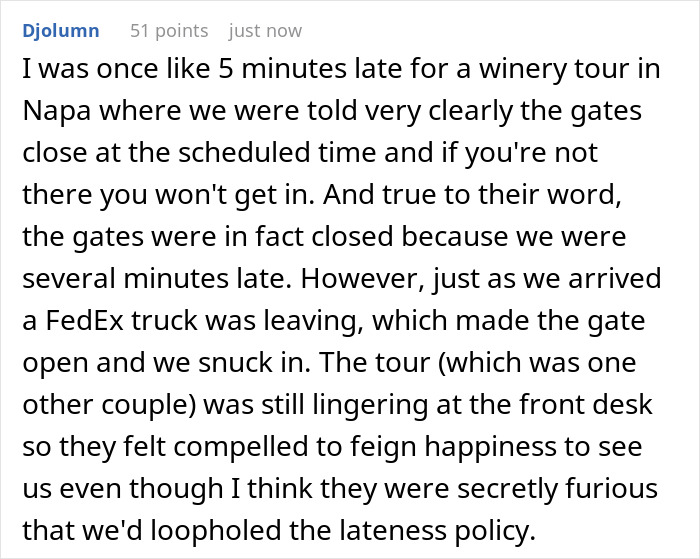 Entitled Tourists Decide To Make Everyone Wait For Them, Shocked When Tour Guide Starts Anyway Entitled Tourists Decide To Make Everyone Wait For Them, Shocked When Tour Guide Starts Anyway
