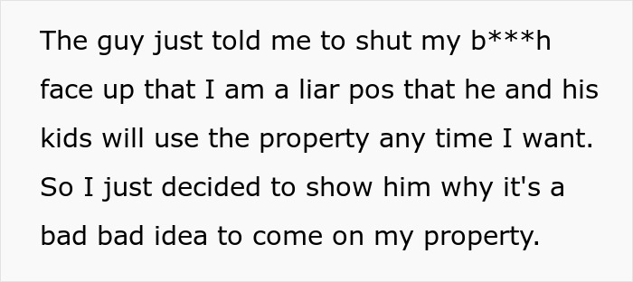 Dad Treats Neighbor’s Private Land Like His Kids’ Playground, A 160lb Guard Dog Ends The Debate Dad Treats Neighbor’s Private Land Like His Kids’ Playground, A 160lb Guard Dog Ends The Debate