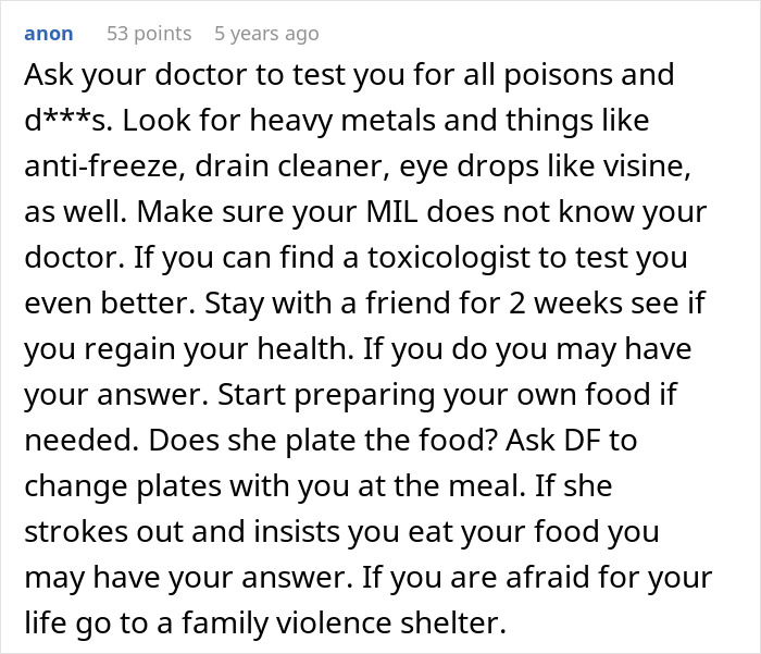 Woman Is Convinced Future Mother-In-Law Is Doing Something To Her Food: “She Absolutely Hates Me” Woman Is Convinced Future Mother-In-Law Is Doing Something To Her Food: “She Absolutely Hates Me”