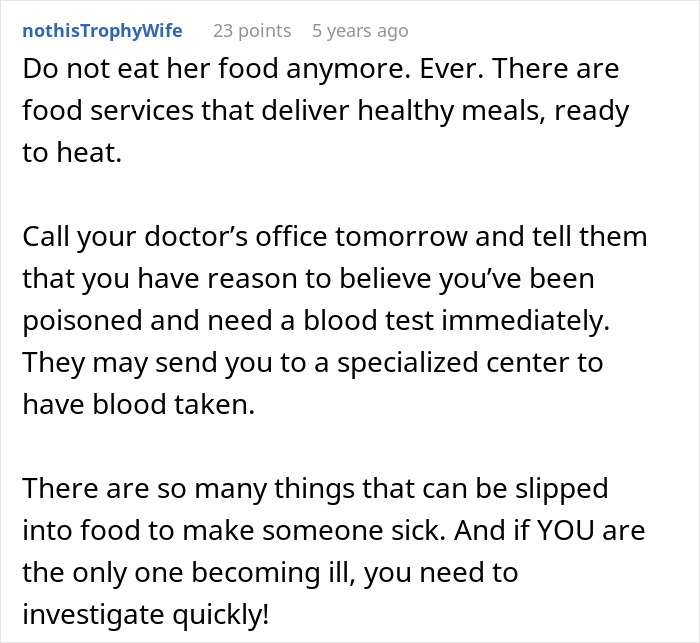 Woman Is Convinced Future Mother-In-Law Is Doing Something To Her Food: “She Absolutely Hates Me” Woman Is Convinced Future Mother-In-Law Is Doing Something To Her Food: “She Absolutely Hates Me”