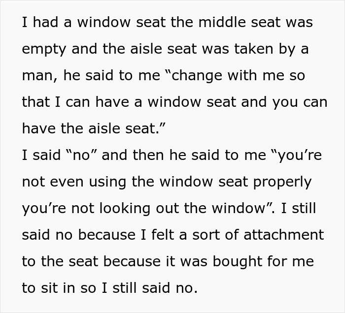 Man Tries To Steal A Child’s Window Seat On A Flight, Refuses To Move Until A Flight Attendant Steps In Man Tries To Steal A Child’s Window Seat On A Flight, Refuses To Move Until A Flight Attendant Steps In