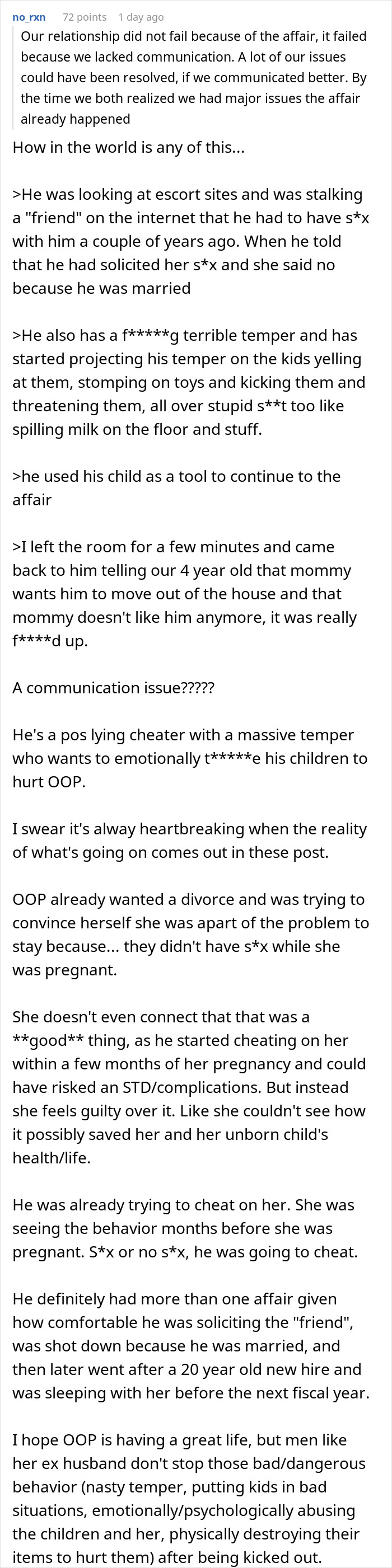 Guy Cheats On Pregnant Wife With Young Coworker, Uses 4YO To Manipulate Wife Into Forgiving Him Guy Cheats On Pregnant Wife With Young Coworker, Uses 4YO To Manipulate Wife Into Forgiving Him
