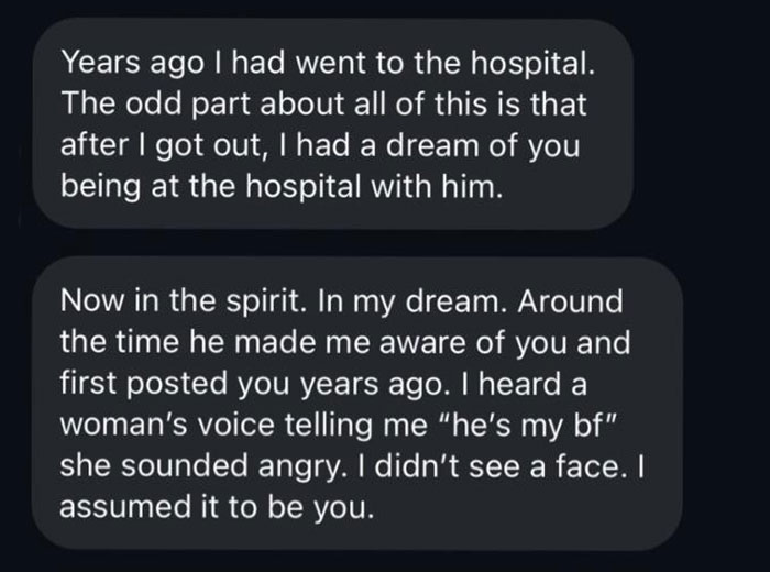Woman Gets Super Weird Message About Her Boyfriend, Left Creeped Out And Confused Woman Gets Super Weird Message About Her Boyfriend, Left Creeped Out And Confused