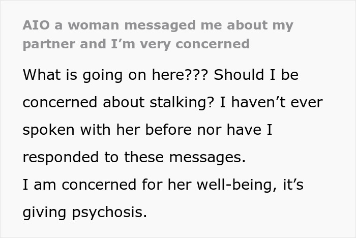 Woman Gets Super Weird Message About Her Boyfriend, Left Creeped Out And Confused Woman Gets Super Weird Message About Her Boyfriend, Left Creeped Out And Confused