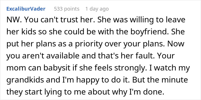 Single Mom Lies To Make Sister Agree To Watch Her Kids, Loses A Free Babysitter When She Actually Needs One Single Mom Lies To Make Sister Agree To Watch Her Kids, Loses A Free Babysitter When She Actually Needs One