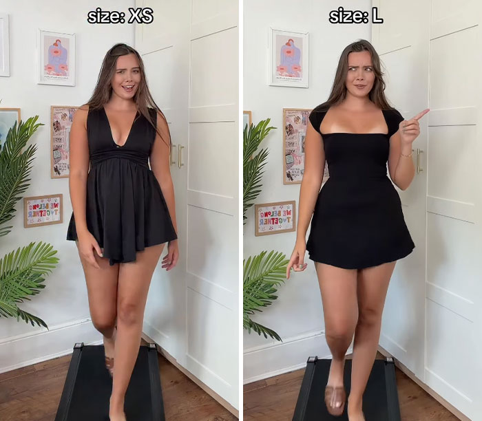 Woman’s Viral Dress Experiment Challenges Everything People Believe About Clothing Sizes, Experts Weigh In Woman’s Viral Dress Experiment Challenges Everything People Believe About Clothing Sizes, Experts Weigh In