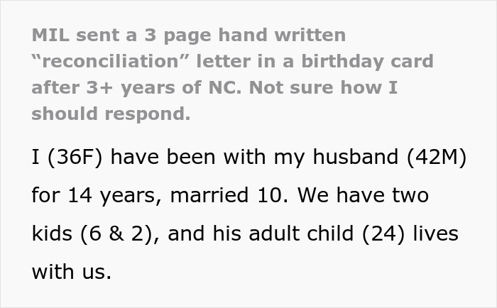 Woman Goes 3 Years Without Talking To MIL, Shocked When She Comes Home To A Reconciliation Letter Woman Goes 3 Years Without Talking To MIL, Shocked When She Comes Home To A Reconciliation Letter