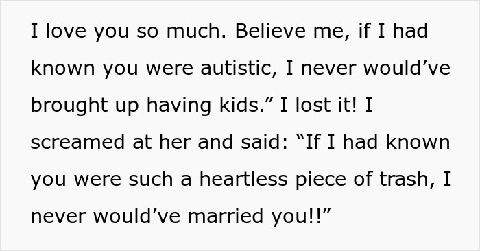 Guy Finally Gets Autism Diagnosis, Devastated When His Wife Changes Her Mind About Having Kids