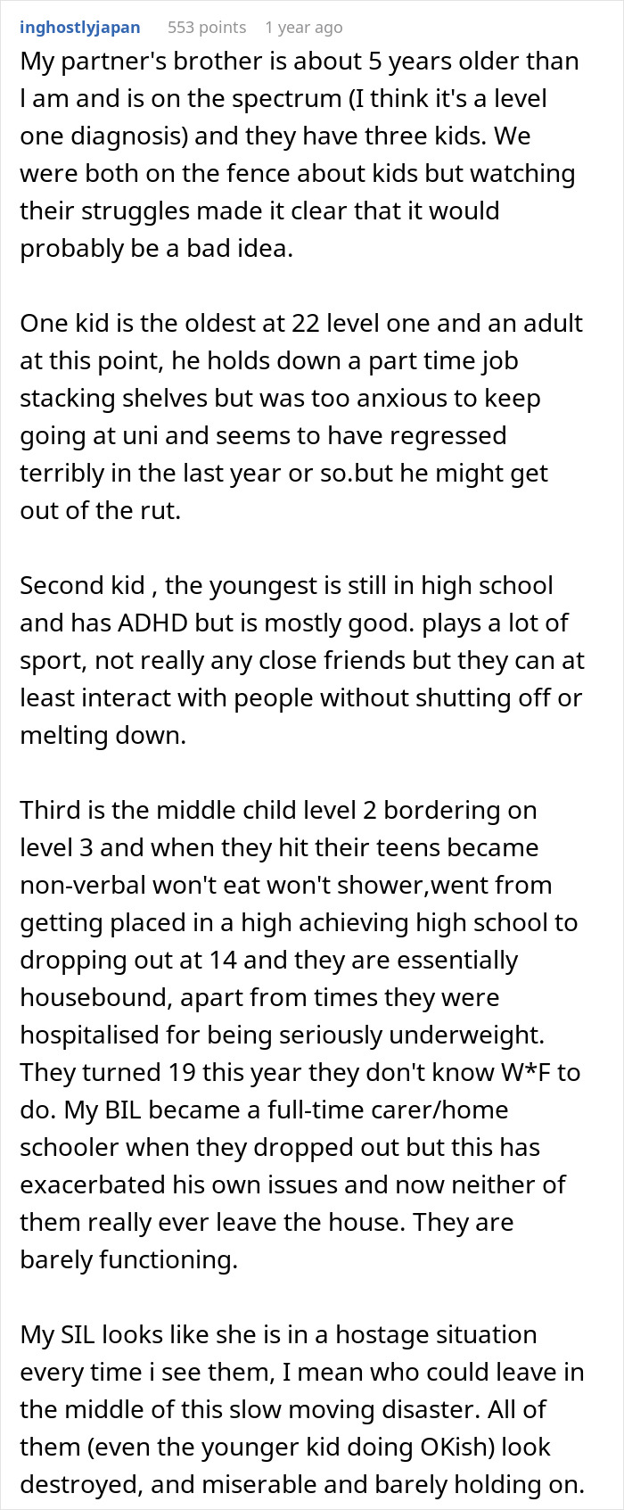 Guy Finally Gets Autism Diagnosis, Devastated When His Wife Changes Her Mind About Having Kids
