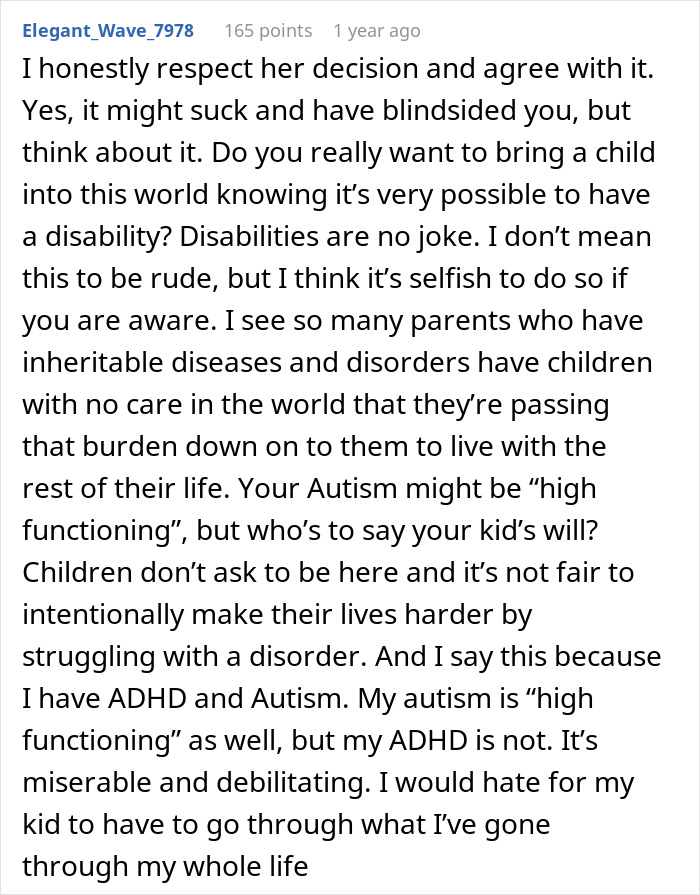 Guy Finally Gets Autism Diagnosis, Devastated When His Wife Changes Her Mind About Having Kids