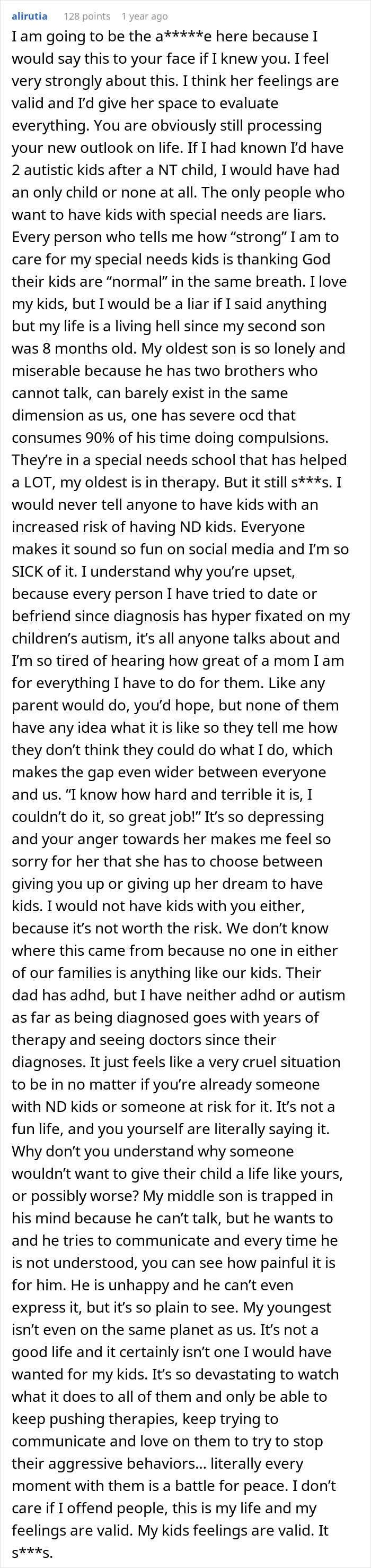 Guy Finally Gets Autism Diagnosis, Devastated When His Wife Changes Her Mind About Having Kids