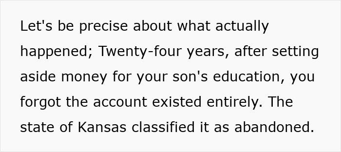 Mom Tracks Down Her Son’s Long-Lost $6K, Immediately Decides She&rsquo;s Entitled To A $3K Finder&rsquo;s Fee