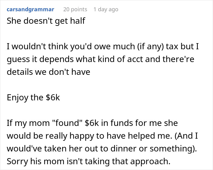 Mom Tracks Down Her Son’s Long-Lost $6K, Immediately Decides She&rsquo;s Entitled To A $3K Finder&rsquo;s Fee