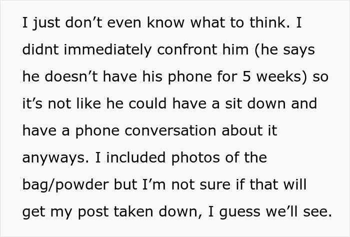 Bride-To-Be Finds A Bag Of Mystery Powder In Her Fianc&eacute;’s Pocket, Starts Connecting Painful Dots