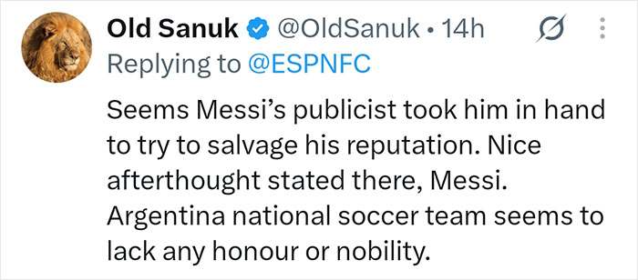 After Turning Fans Off With Controversial Behavior, Lionel Messi Breaks Silence On Argentina’s World Cup Loss