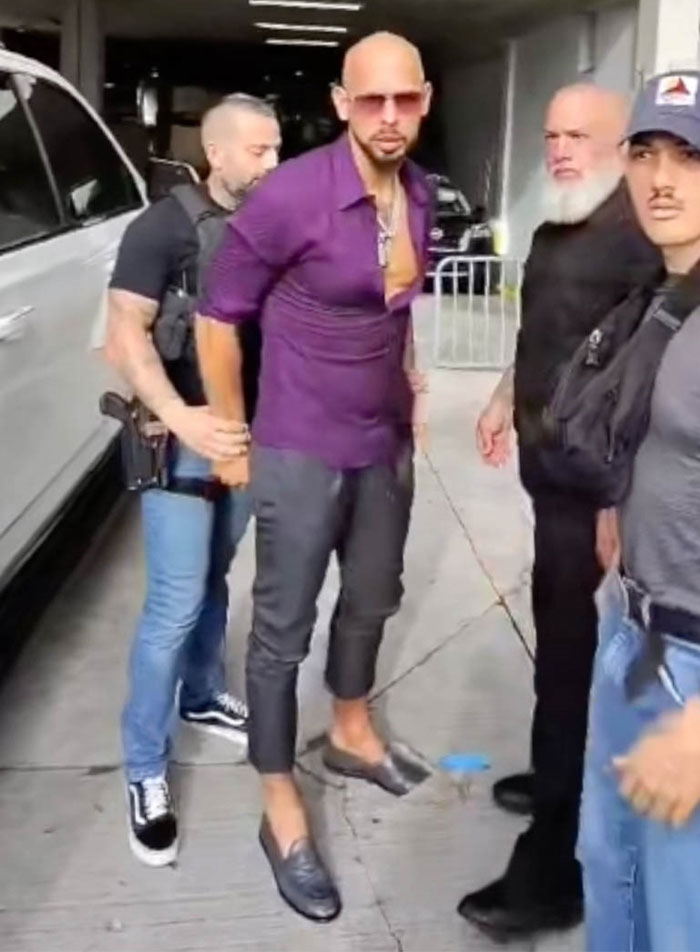 Manosphere’s Andrew Tate Got Arrested In Florida, And The Video Has Prompted Some Of The Best Memes In Ages Manosphere’s Andrew Tate Got Arrested In Florida, And The Video Has Prompted Some Of The Best Memes In Ages