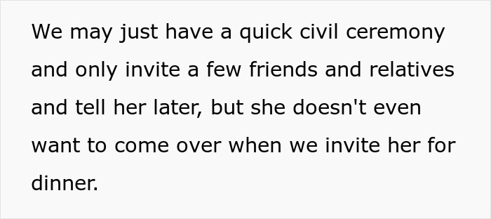 Future Mother-In-Law Calls Woman “Defective,” Then Tries To Stop Her Son From Marrying Her Future Mother-In-Law Calls Woman “Defective,” Then Tries To Stop Her Son From Marrying Her