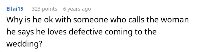 Future Mother-In-Law Calls Woman “Defective,” Then Tries To Stop Her Son From Marrying Her Future Mother-In-Law Calls Woman “Defective,” Then Tries To Stop Her Son From Marrying Her
