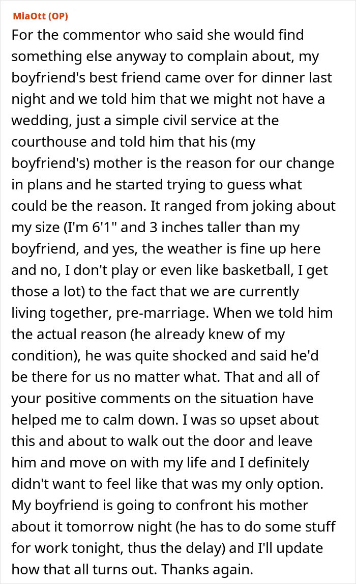 Future Mother-In-Law Calls Woman “Defective,” Then Tries To Stop Her Son From Marrying Her Future Mother-In-Law Calls Woman “Defective,” Then Tries To Stop Her Son From Marrying Her
