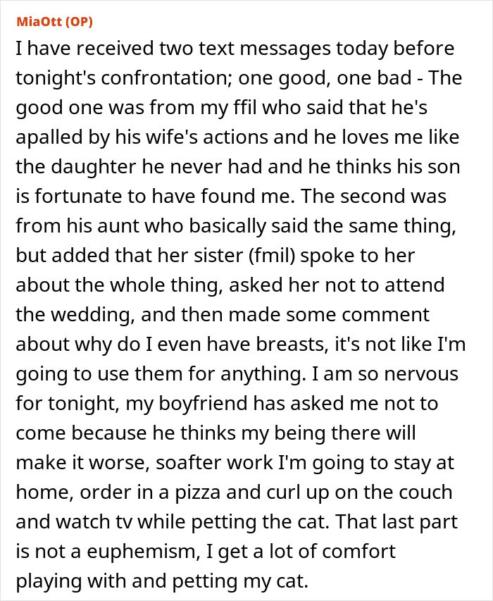 Future Mother-In-Law Calls Woman “Defective,” Then Tries To Stop Her Son From Marrying Her Future Mother-In-Law Calls Woman “Defective,” Then Tries To Stop Her Son From Marrying Her