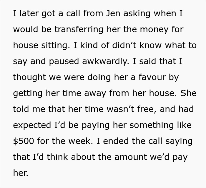 Woman Helps Friend Escape A Stressful Situation, Then Gets An Unexpected $500 Request