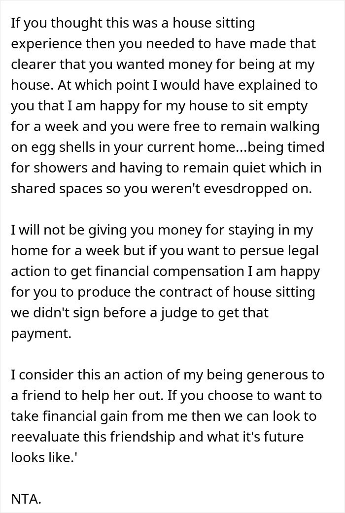 Woman Helps Friend Escape A Stressful Situation, Then Gets An Unexpected $500 Request