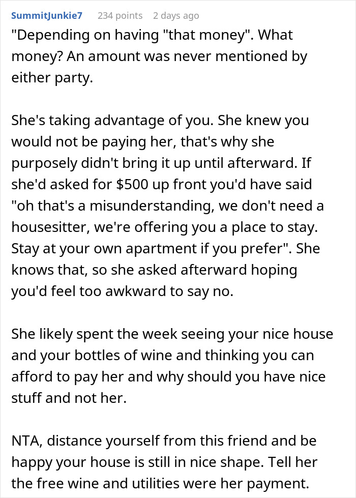 Woman Helps Friend Escape A Stressful Situation, Then Gets An Unexpected $500 Request