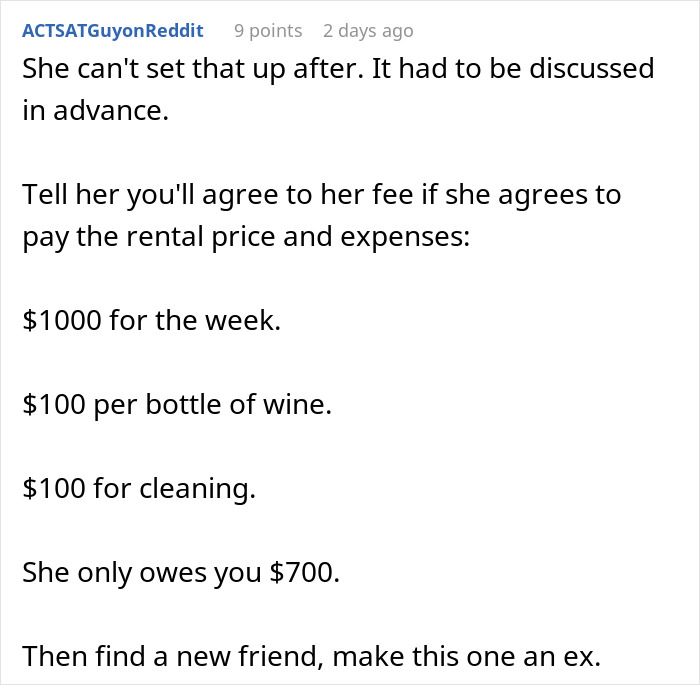Woman Helps Friend Escape A Stressful Situation, Then Gets An Unexpected $500 Request