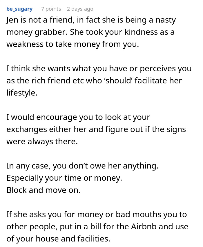 Woman Helps Friend Escape A Stressful Situation, Then Gets An Unexpected $500 Request
