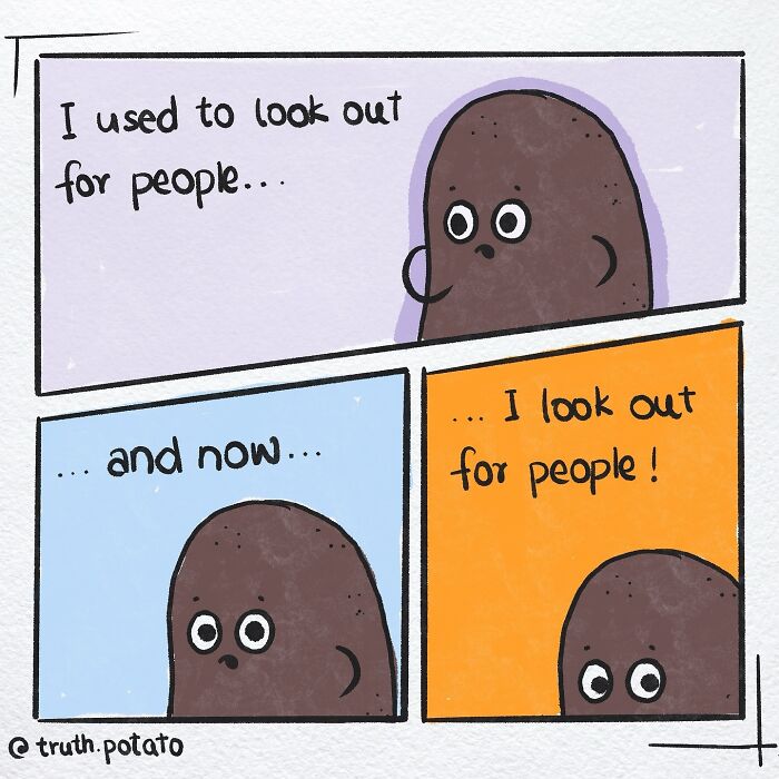 30 Bitter Truths By ‘Truth Potato’ That You Might Not Want To Hear (New Pics) 30 Bitter Truths By ‘Truth Potato’ That You Might Not Want To Hear (New Pics)