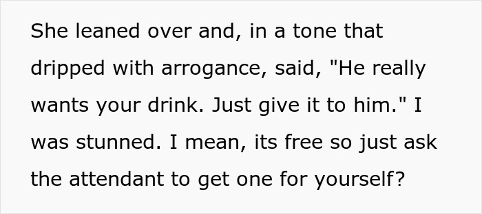 Entitled Mom Demands Plane Seatmate Hands Over Their Free Coke To Unruly Son, Gets A Reality Check Entitled Mom Demands Plane Seatmate Hands Over Their Free Coke To Unruly Son, Gets A Reality Check