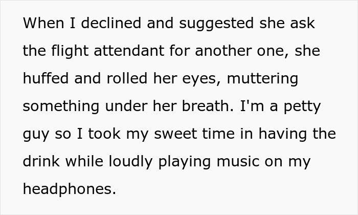Entitled Mom Demands Plane Seatmate Hands Over Their Free Coke To Unruly Son, Gets A Reality Check Entitled Mom Demands Plane Seatmate Hands Over Their Free Coke To Unruly Son, Gets A Reality Check