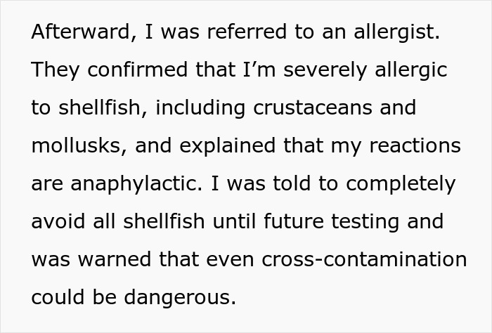 Family Doesn’t Care About Person’s Health, Says They’re Overreacting: “Within Minutes My Throat Started Closing” Family Doesn’t Care About Person’s Health, Says They’re Overreacting: “Within Minutes My Throat Started Closing”