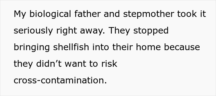 Family Doesn’t Care About Person’s Health, Says They’re Overreacting: “Within Minutes My Throat Started Closing” Family Doesn’t Care About Person’s Health, Says They’re Overreacting: “Within Minutes My Throat Started Closing”