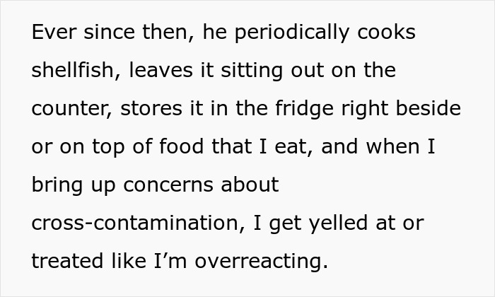 Family Doesn’t Care About Person’s Health, Says They’re Overreacting: “Within Minutes My Throat Started Closing” Family Doesn’t Care About Person’s Health, Says They’re Overreacting: “Within Minutes My Throat Started Closing”