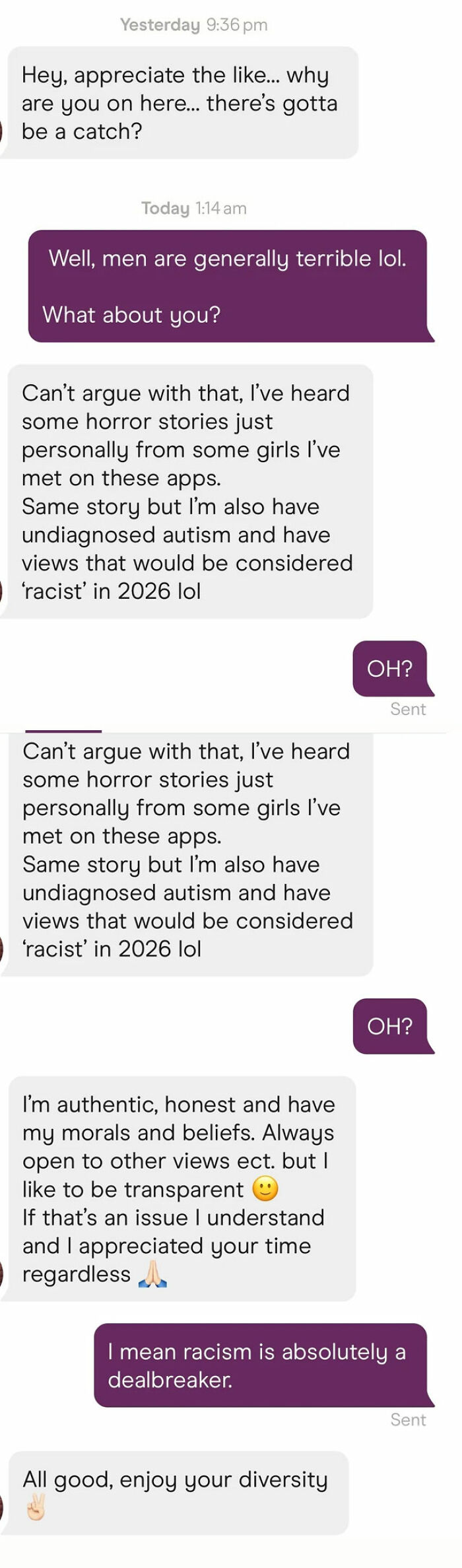 29 Toxic Men That Made Women They Were Messaging Uncomfortable And Disappointed