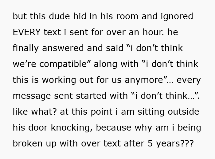 Woman Gets An Unexpected Wake-Up Call After Getting Dumped In The Worst Way Possible Woman Gets An Unexpected Wake-Up Call After Getting Dumped In The Worst Way Possible