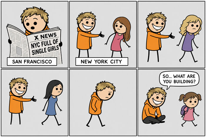 Artist Made 26 Comics That Make Fun Of The Hype, Hustle, And Reality Of AI Startups Artist Made 26 Comics That Make Fun Of The Hype, Hustle, And Reality Of AI Startups