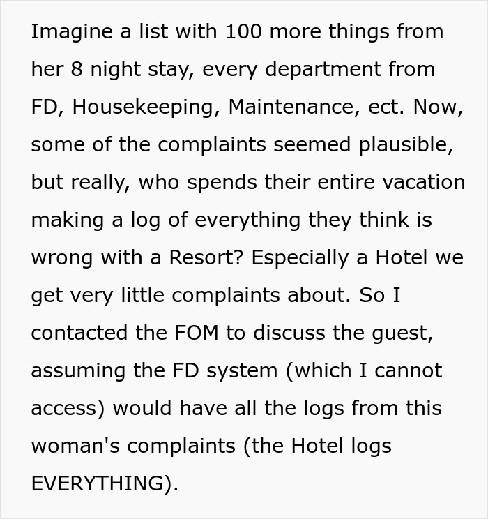 Wannabe Scam Artist Thinks She Can Complain Her Way Out Of A $6500 Vacation, Gets Reality Check Wannabe Scam Artist Thinks She Can Complain Her Way Out Of A $6500 Vacation, Gets Reality Check