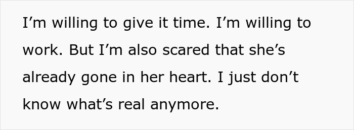 “She Broke Me”: Wife Claims She Is No Longer In Love With Hubby, He Finds Out It’s Because Of Her Ex “She Broke Me”: Wife Claims She Is No Longer In Love With Hubby, He Finds Out It’s Because Of Her Ex