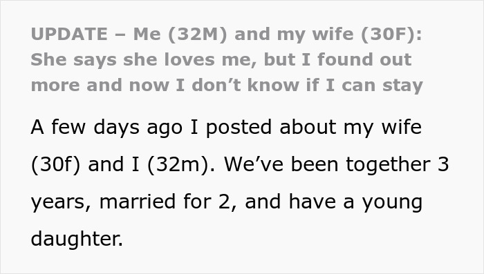 “She Broke Me”: Wife Claims She Is No Longer In Love With Hubby, He Finds Out It’s Because Of Her Ex “She Broke Me”: Wife Claims She Is No Longer In Love With Hubby, He Finds Out It’s Because Of Her Ex