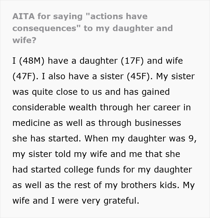 Daughter Loses Half A Million Dollar College Fund After Calling Her Aunt A Homewrecker Daughter Loses Half A Million Dollar College Fund After Calling Her Aunt A Homewrecker