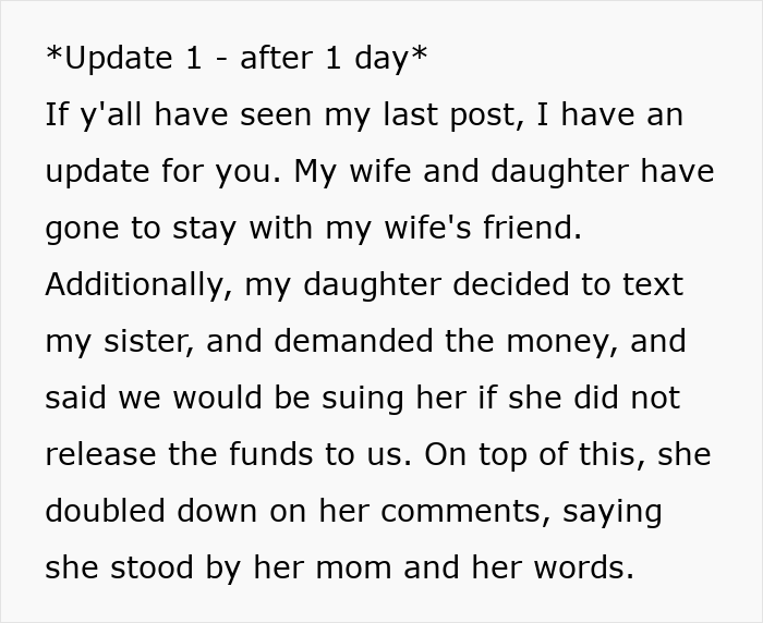Daughter Loses Half A Million Dollar College Fund After Calling Her Aunt A Homewrecker Daughter Loses Half A Million Dollar College Fund After Calling Her Aunt A Homewrecker