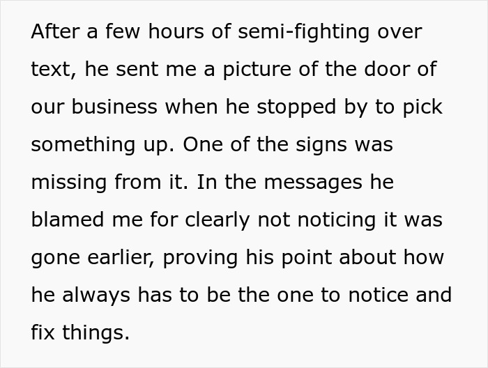 Guy Tells GF She Missed Missing Business Sign, She Finds Video Of Him Removing It Minutes Earlier Guy Tells GF She Missed Missing Business Sign, She Finds Video Of Him Removing It Minutes Earlier