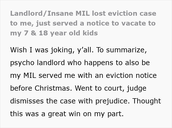 Psycho MIL Hell-Bent On Kicking Out Son’s Fam, Arrested After Trying To Steal DIL’s $6K Electronics Psycho MIL Hell-Bent On Kicking Out Son’s Fam, Arrested After Trying To Steal DIL’s $6K Electronics