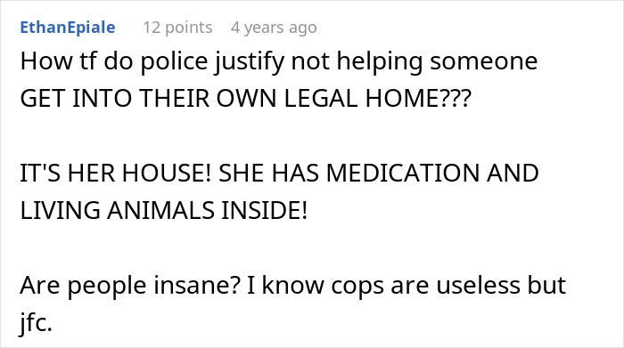 Psycho MIL Hell-Bent On Kicking Out Son’s Fam, Arrested After Trying To Steal DIL’s $6K Electronics Psycho MIL Hell-Bent On Kicking Out Son’s Fam, Arrested After Trying To Steal DIL’s $6K Electronics